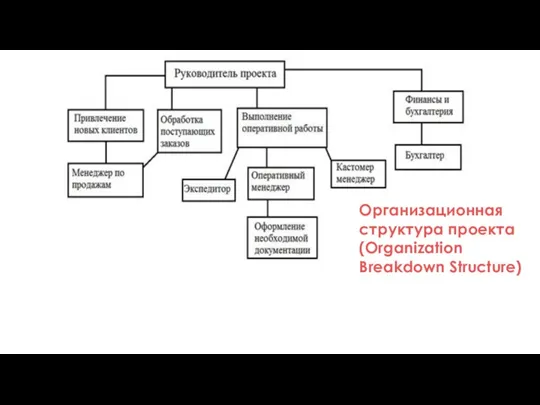 Организационная структура проекта (Organization Breakdown Structure)