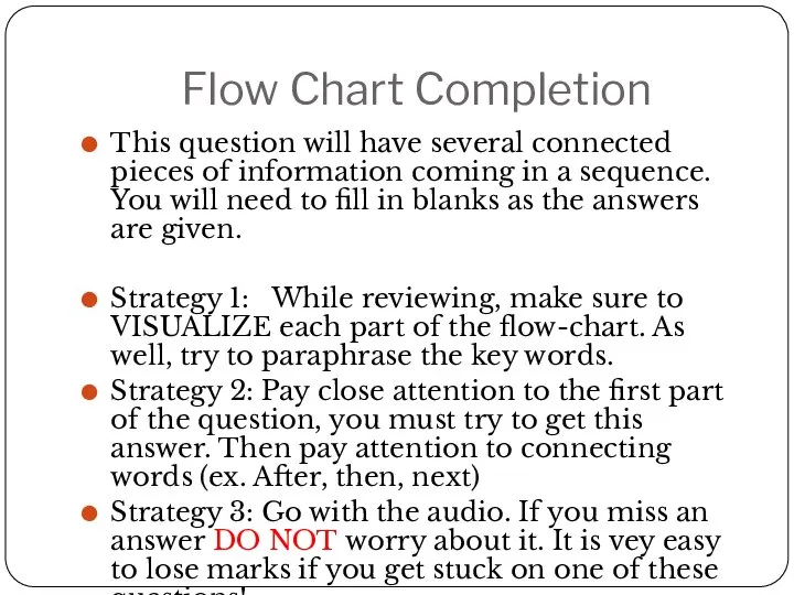 Flow Chart Completion This question will have several connected pieces of information