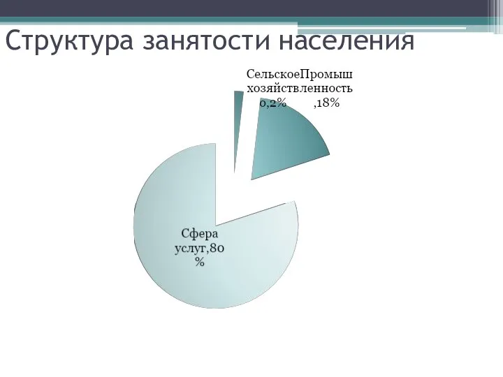 Структура занятости населения