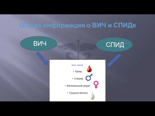 Общая информация о ВИЧ и СПИДе ВИЧ СПИД