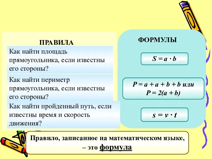 Как найти площадь прямоугольника, если известны его стороны? Как найти периметр прямоугольника,