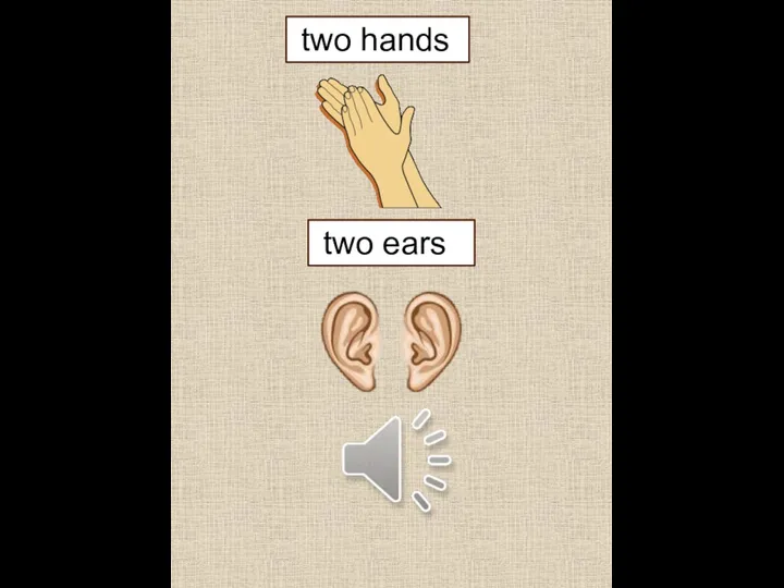 two hands two ears