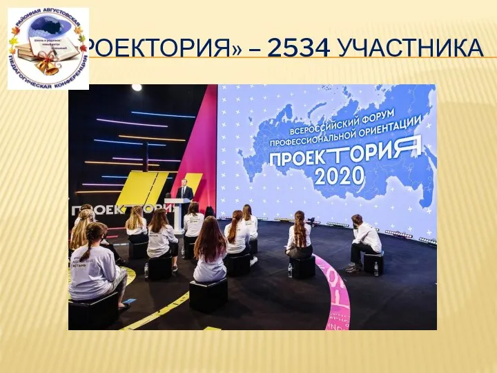 «ПРОЕКТОРИЯ» – 2534 УЧАСТНИКА