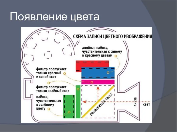 Появление цвета