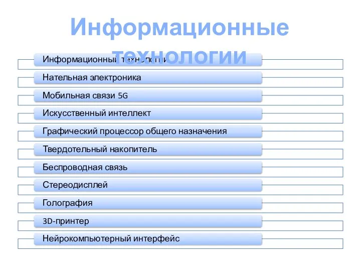 Информационные технологии