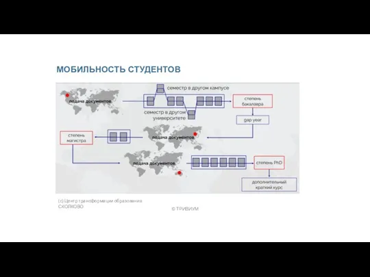 МОБИЛЬНОСТЬ СТУДЕНТОВ © ТРИВИУМ (с) Центр трансформации образования СКОЛКОВО