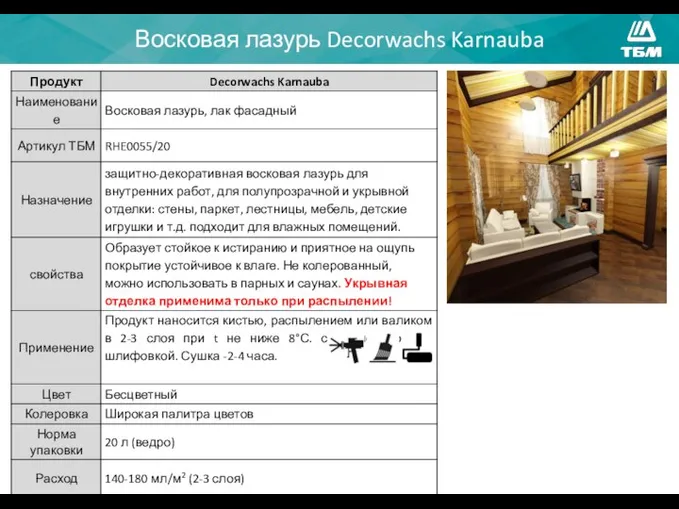 Восковая лазурь Decorwachs Karnauba