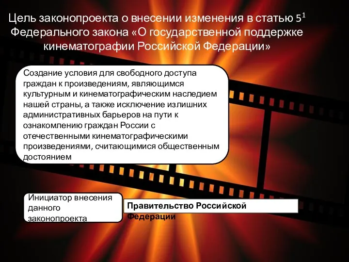 Цель законопроекта о внесении изменения в статью 51 Федерального закона «О государственной