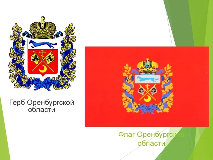 Флаг Оренбургской области Герб Оренбургской области
