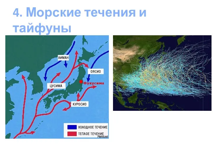 4. Морские течения и тайфуны