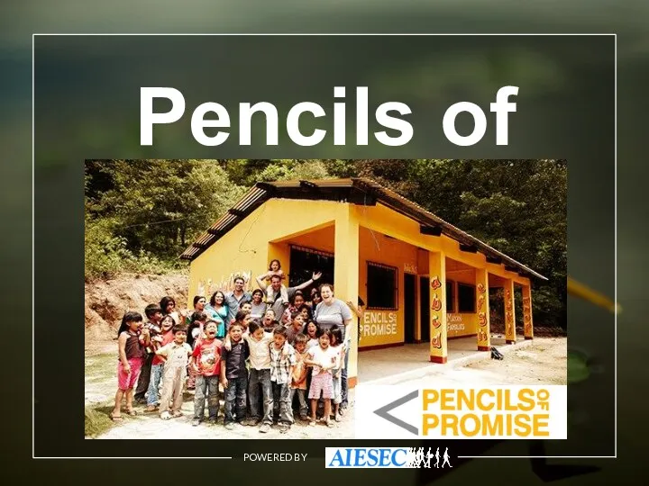 POWERED BY Pencils of promise