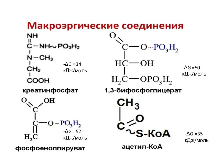 -ΔG =34 кДж/моль -ΔG =50 кДж/моль -ΔG =52 кДж/моль -ΔG =35 кДж/моль