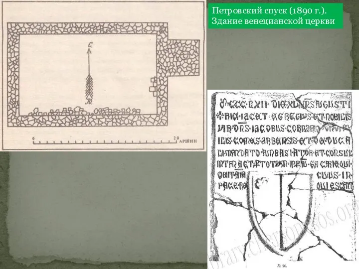 Петровский спуск (1890 г.). Здание венецианской церкви