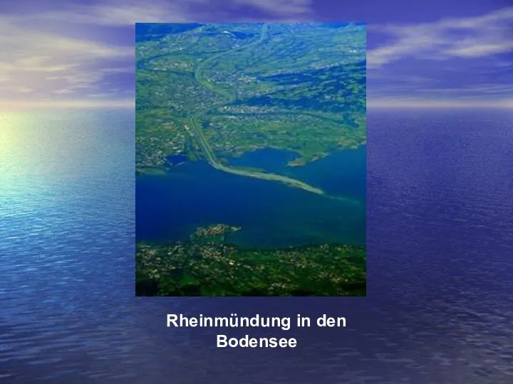 Rheinmündung in den Bodensee