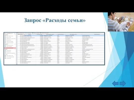 Запрос «Расходы семьи»