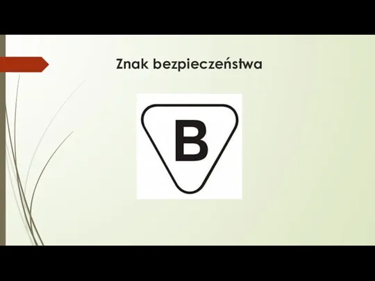 Znak bezpieczeństwa