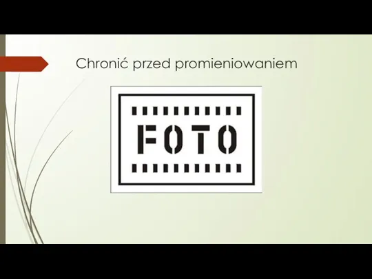 Chronić przed promieniowaniem