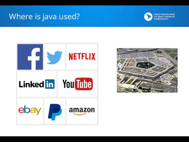 Where is java used?