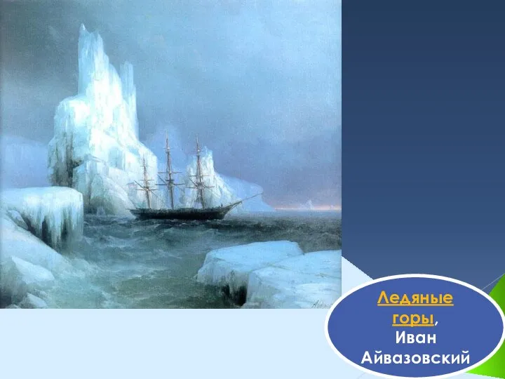 Ледяные горы, Иван Айвазовский