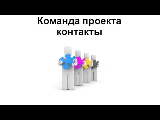 Команда проекта контакты