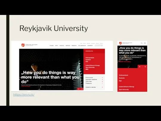 Reykjavik University https://en.ru.is/
