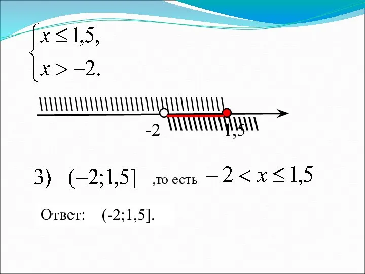 \\\\\\\\\\\\\\\\\\ \\\\\\\\\\\\\\\\\\\\\\\\\\\\\\\\\\\\\ 1,5 -2 Ответ: (-2;1,5]. ,то есть