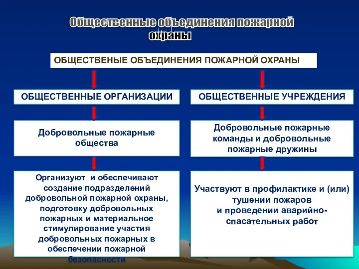 Общественные объединения пожарной охраны ОБЩЕСТВЕНЫЕ ОБЪЕДИНЕНИЯ ПОЖАРНОЙ ОХРАНЫ ОБЩЕСТВЕННЫЕ ОРГАНИЗАЦИИ ОБЩЕСТВЕННЫЕ УЧРЕЖДЕНИЯ