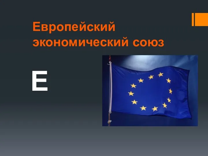 Европейский экономический союз Е