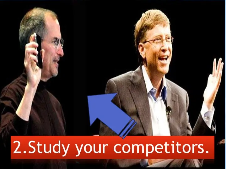 2.Study your competitors.