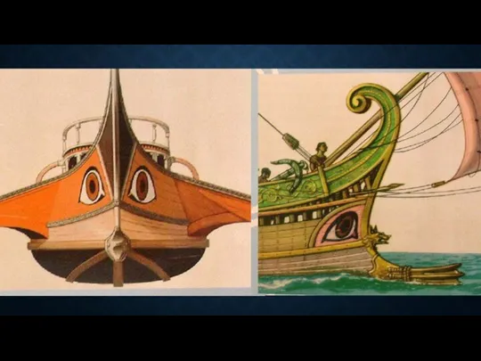 ЯКОРЬ – СИМВОЛ НАДЕЖДЫ Рисовали на парусах даже глаза, чтобы знать, куда плыть.