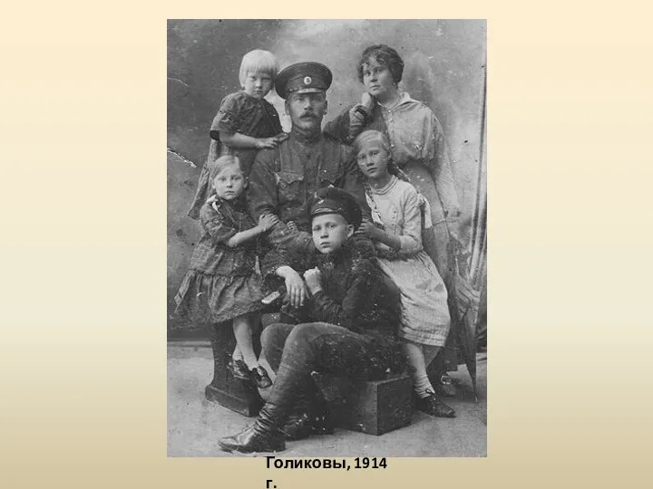 Голиковы, 1914 г.