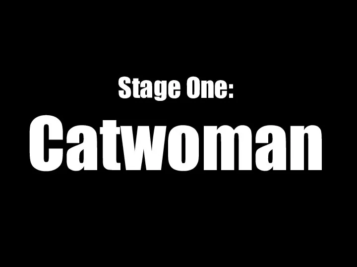 Stage One: Catwoman