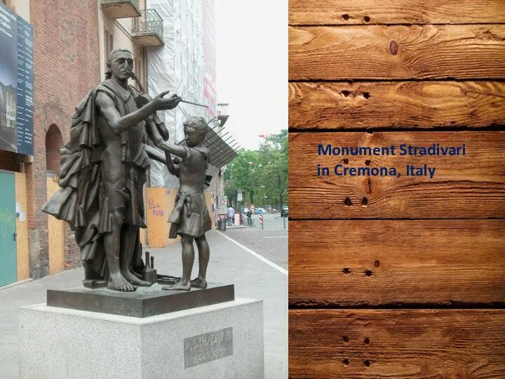 Monument Stradivari in Cremona, Italy