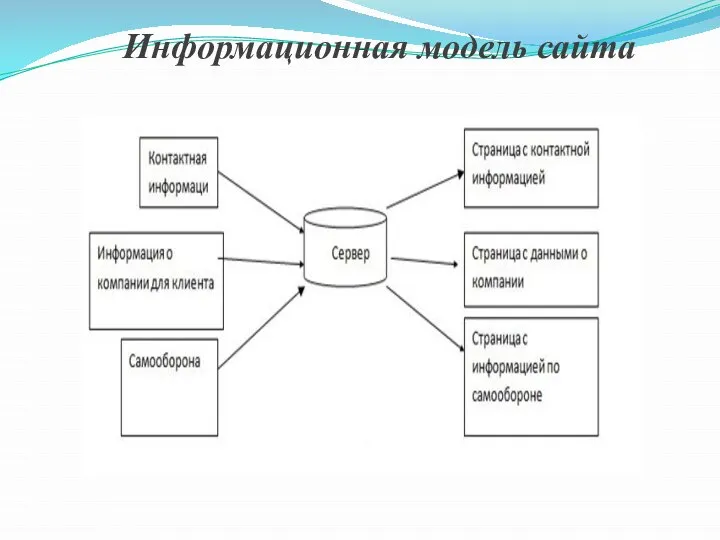 Информационная модель сайта