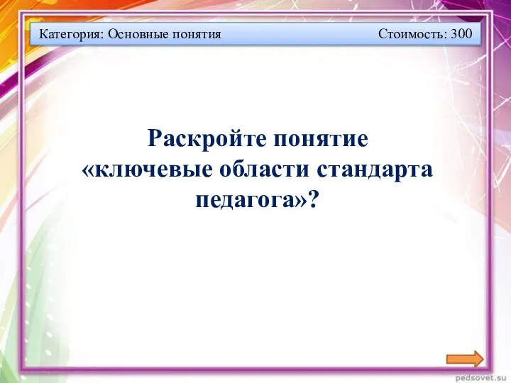 Раскройте понятие «ключевые области стандарта педагога»? Категория: Основные понятия Стоимость: 300