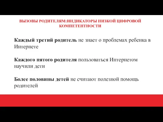 Каждый третий родитель не знает о проблемах ребенка в Интернете Каждого пятого