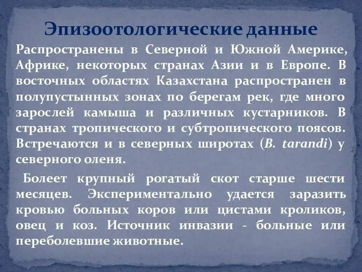 Распространены в Северной и Южной Америке, Африке, некоторых странах Азии и в