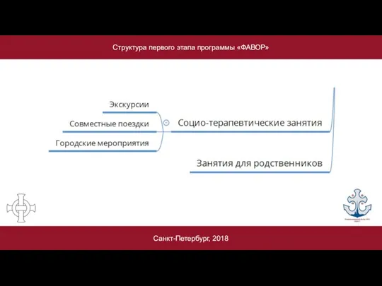 Структура первого этапа программы «ФАВОР» Санкт-Петербург, 2018