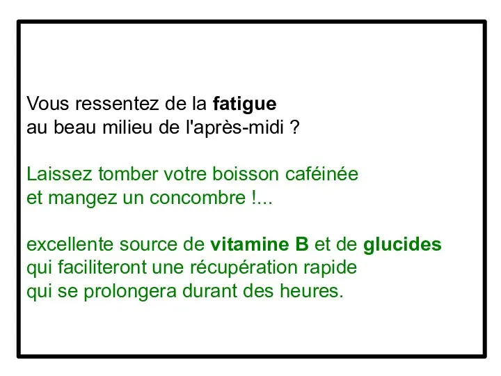 Vous ressentez de la fatigue au beau milieu de l'après-midi ? Laissez