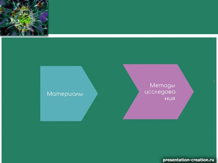 Материалы Методы исследования