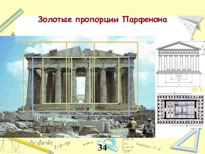 Золотые пропорции Парфенона 34