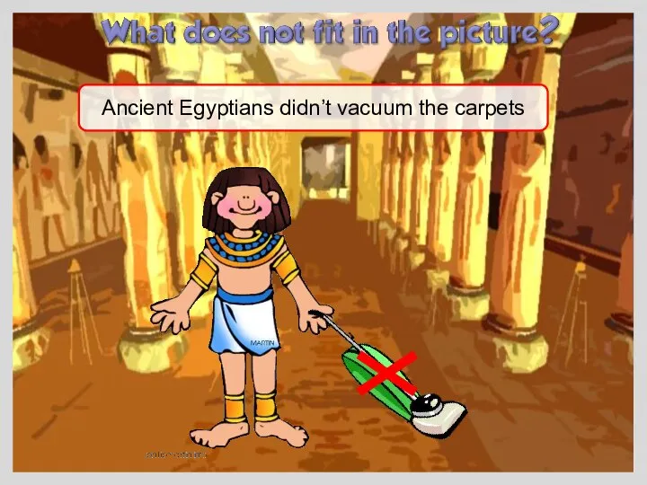 Ancient Egyptians didn’t vacuum the carpets