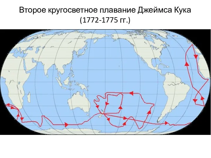 Второе кругосветное плавание Джеймса Кука (1772-1775 гг.)