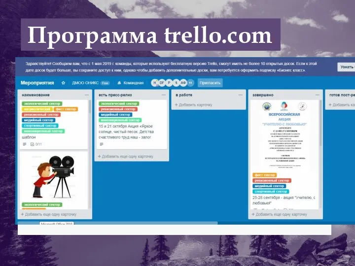 Программа trello.com: