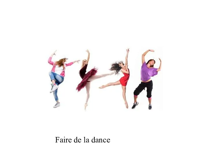 Faire de la dance