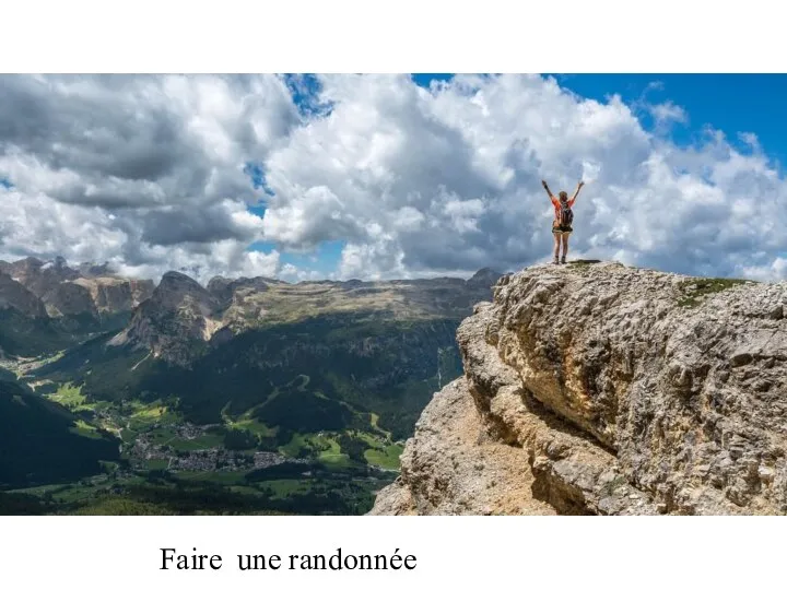 Faire une randonnée