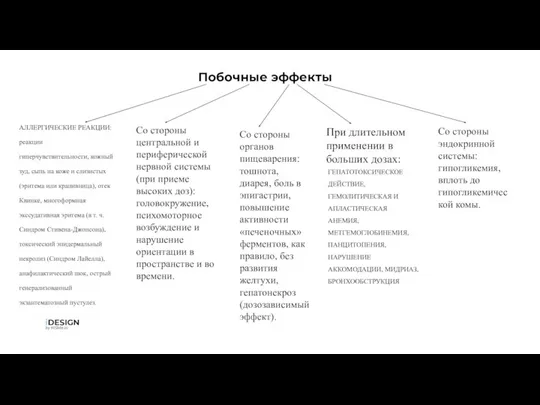 Побочные эффекты Со стороны органов пищеварения: тошнота, диарея, боль в эпигастрии, повышение