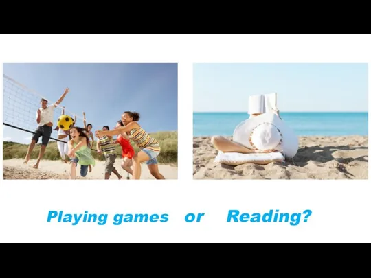 Playing games or Reading?