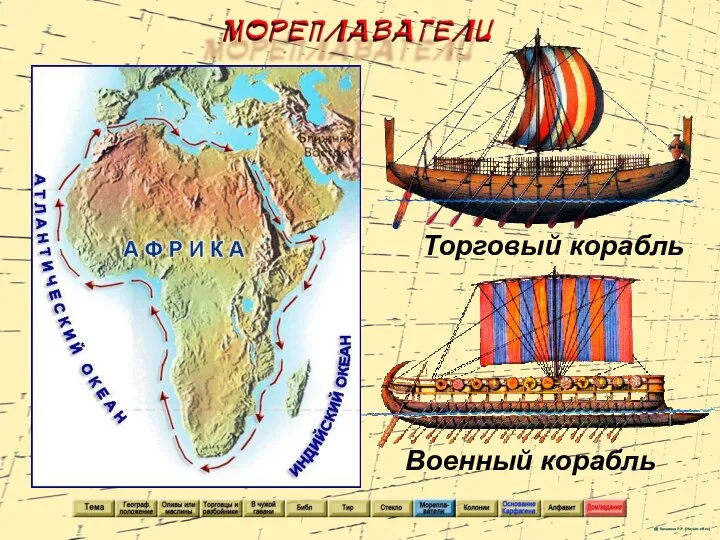 Торговый корабль Военный корабль