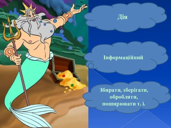 Подумайте, що таке процес? Дія А якщо дія відбувається з інформацією, який